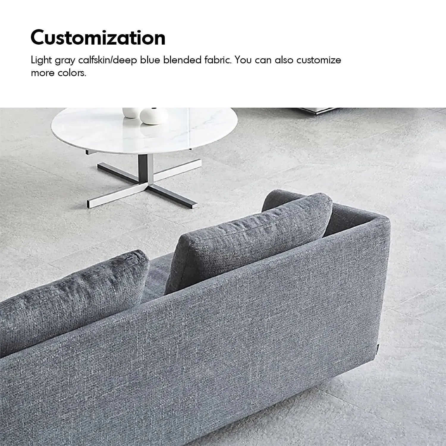 Minimalist Fabric 3 Seater Sofa MLINI