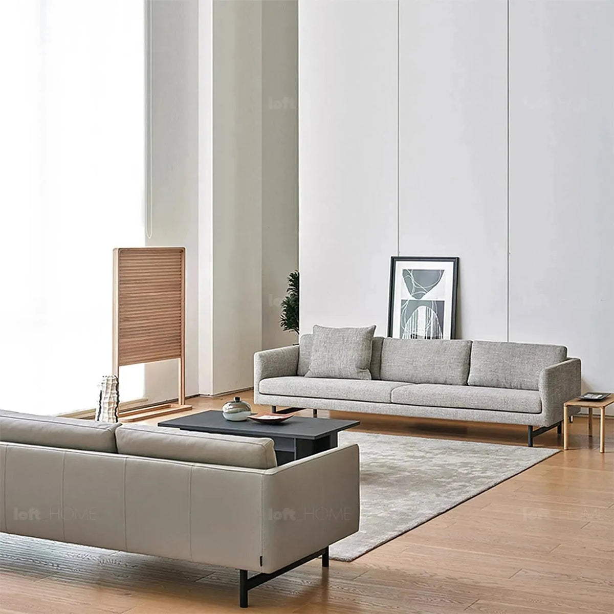 Minimalist Fabric 3 Seater Sofa NOR