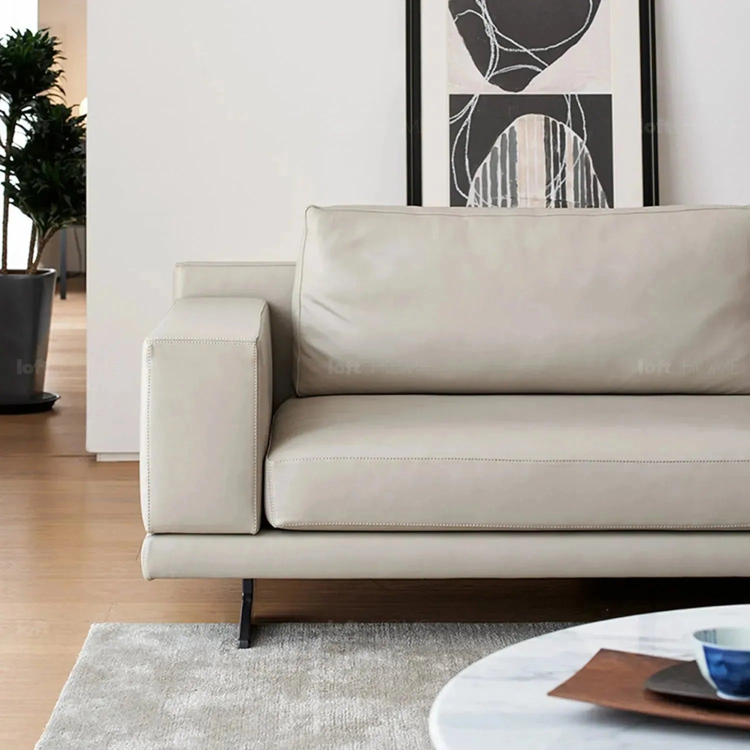 Minimalist Fabric 3.5 Seater Sofa BOLOGNA
