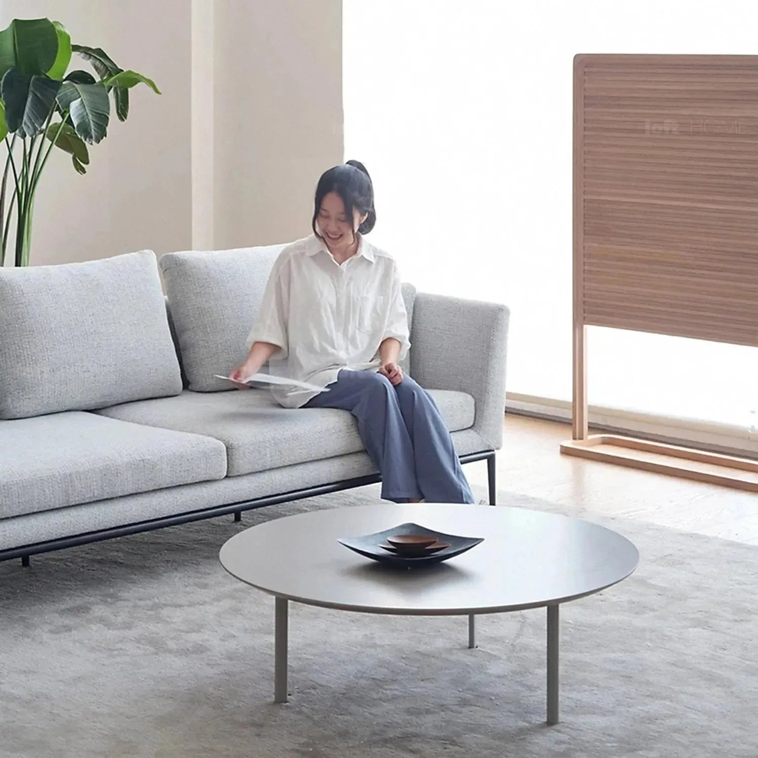 Minimalist Fabric 3.5 Seater Sofa GRACE
