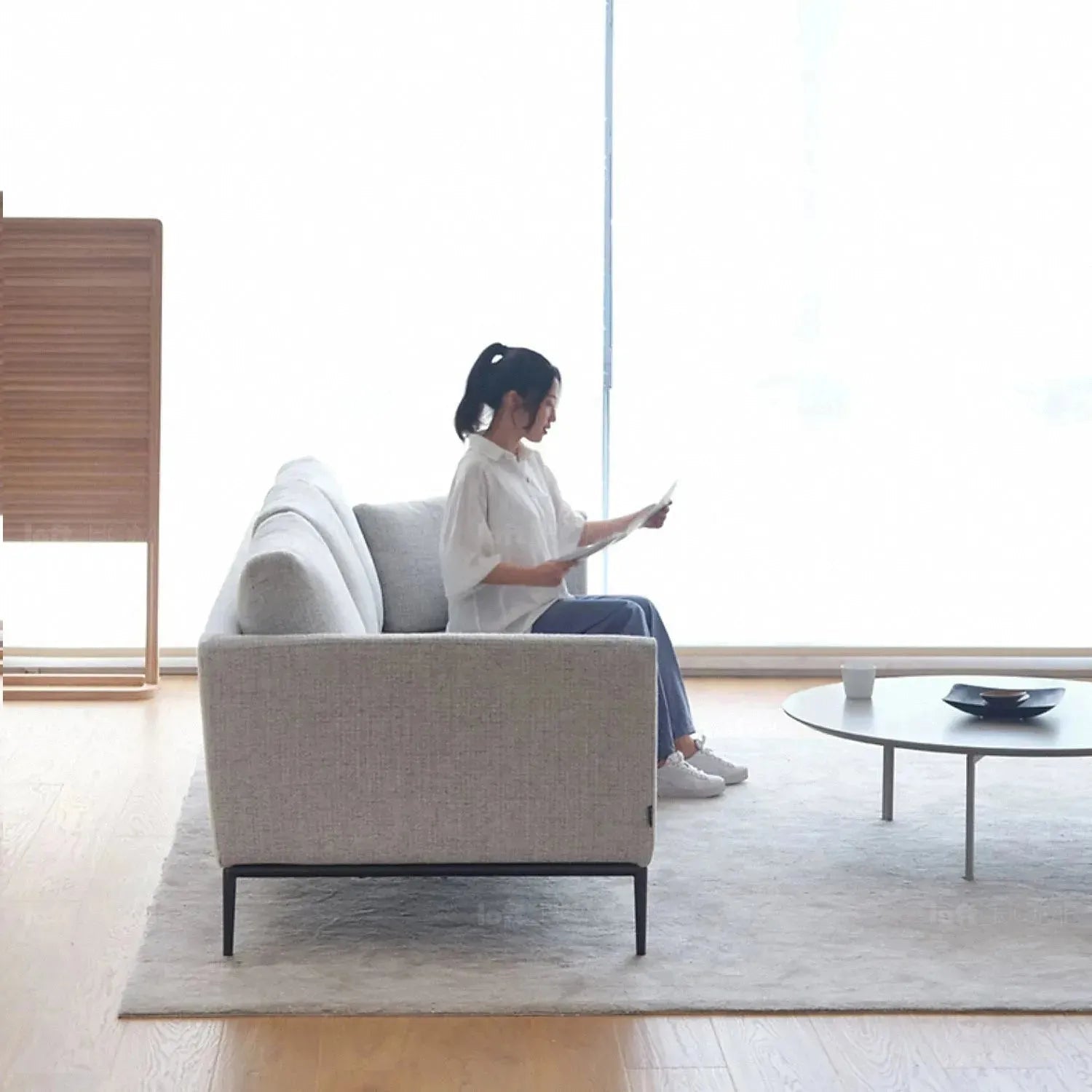 Minimalist Fabric 3.5 Seater Sofa GRACE