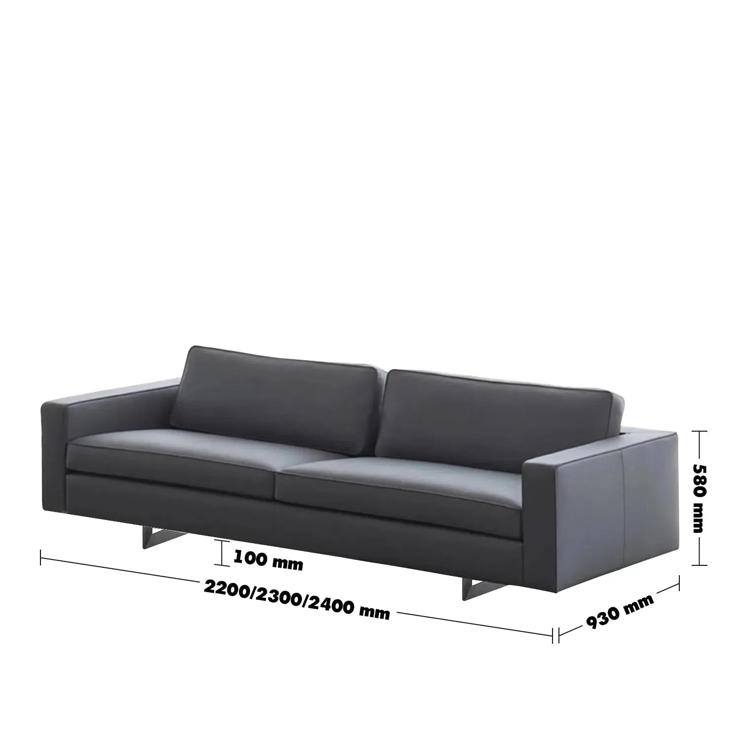 Minimalist Fabric 3.5 Seater Sofa VEMB