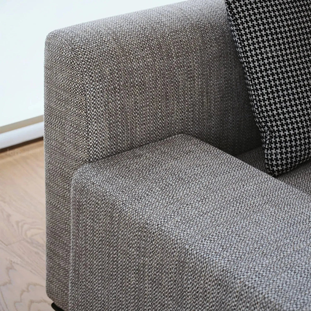 Minimalist Fabric L Shape Sectional Sofa NEMO 3+L