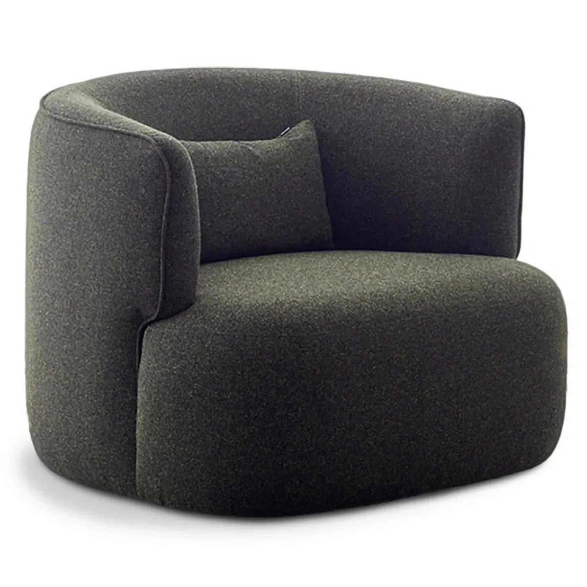 Minimalist Fabric Revolving 1 Seater Sofa HEB