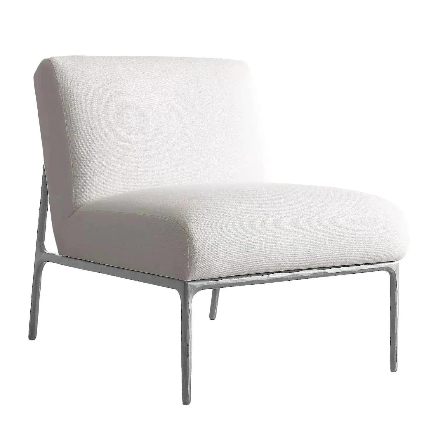 Minimalist Fabric 1 Seater Sofa THADDEUS ARMLESS