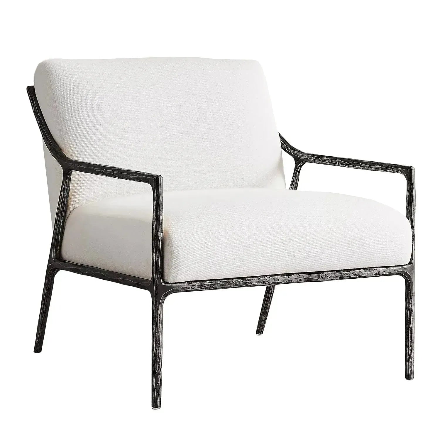 Minimalist Fabric 1 Seater Sofa THADDEUS SLOPE