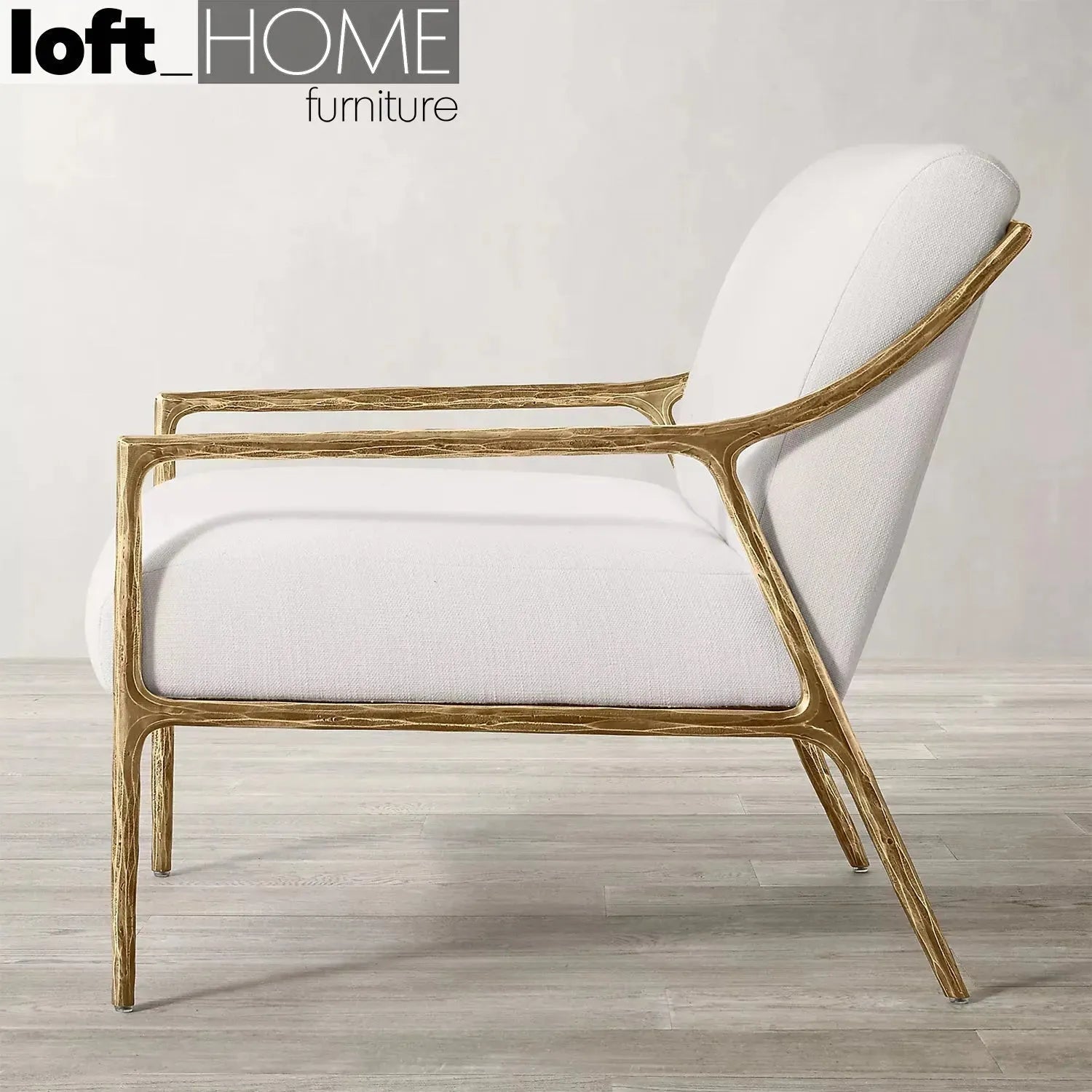 Minimalist Fabric 1 Seater Sofa THADDEUS SLOPE