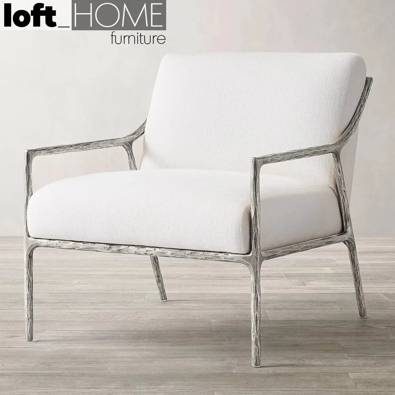 Minimalist Fabric 1 Seater Sofa THADDEUS SLOPE
