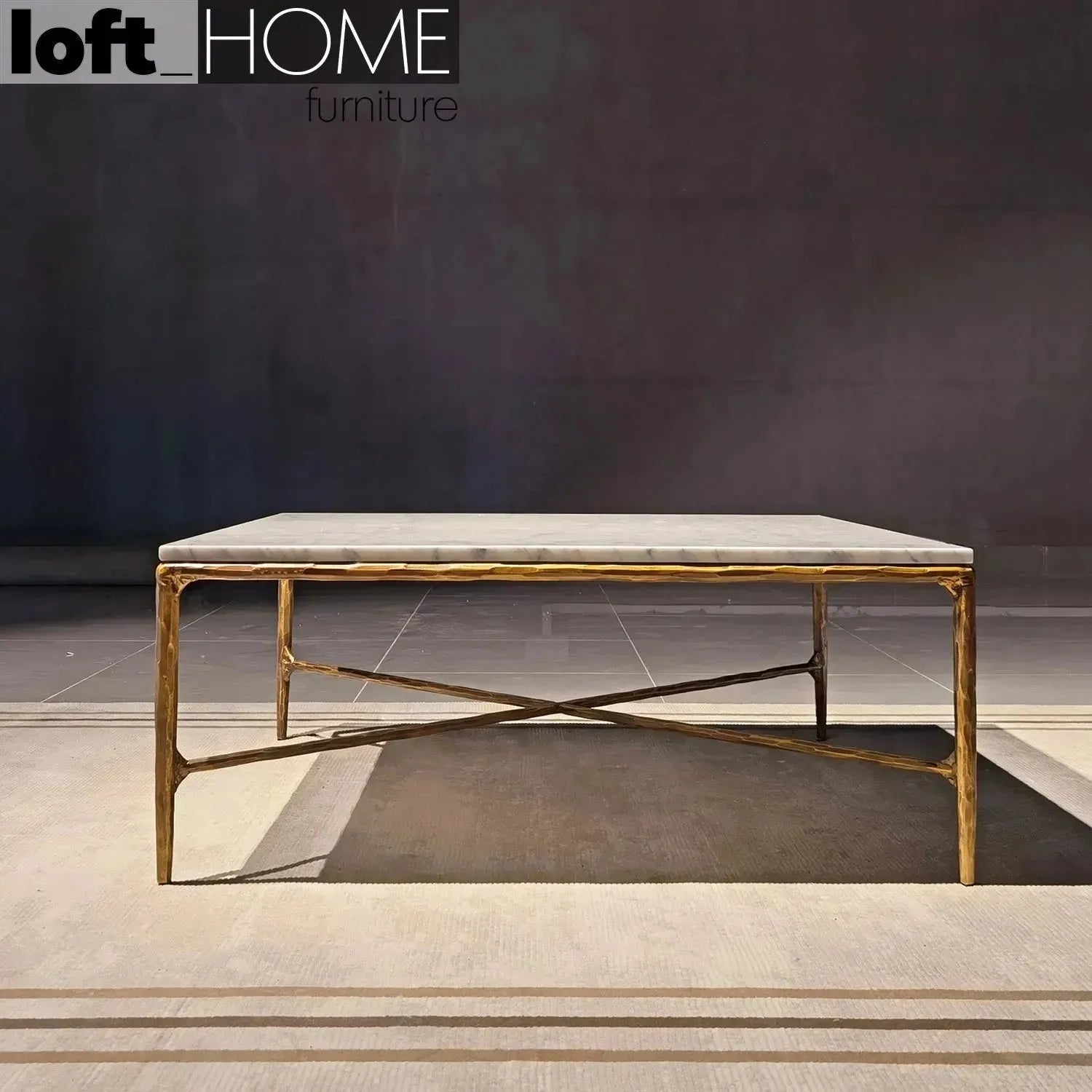 Minimalist Marble Coffee Table THADDEUS SQUARE