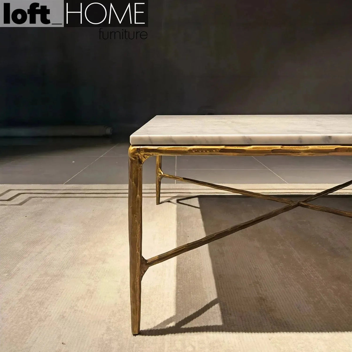Minimalist Marble Coffee Table THADDEUS SQUARE