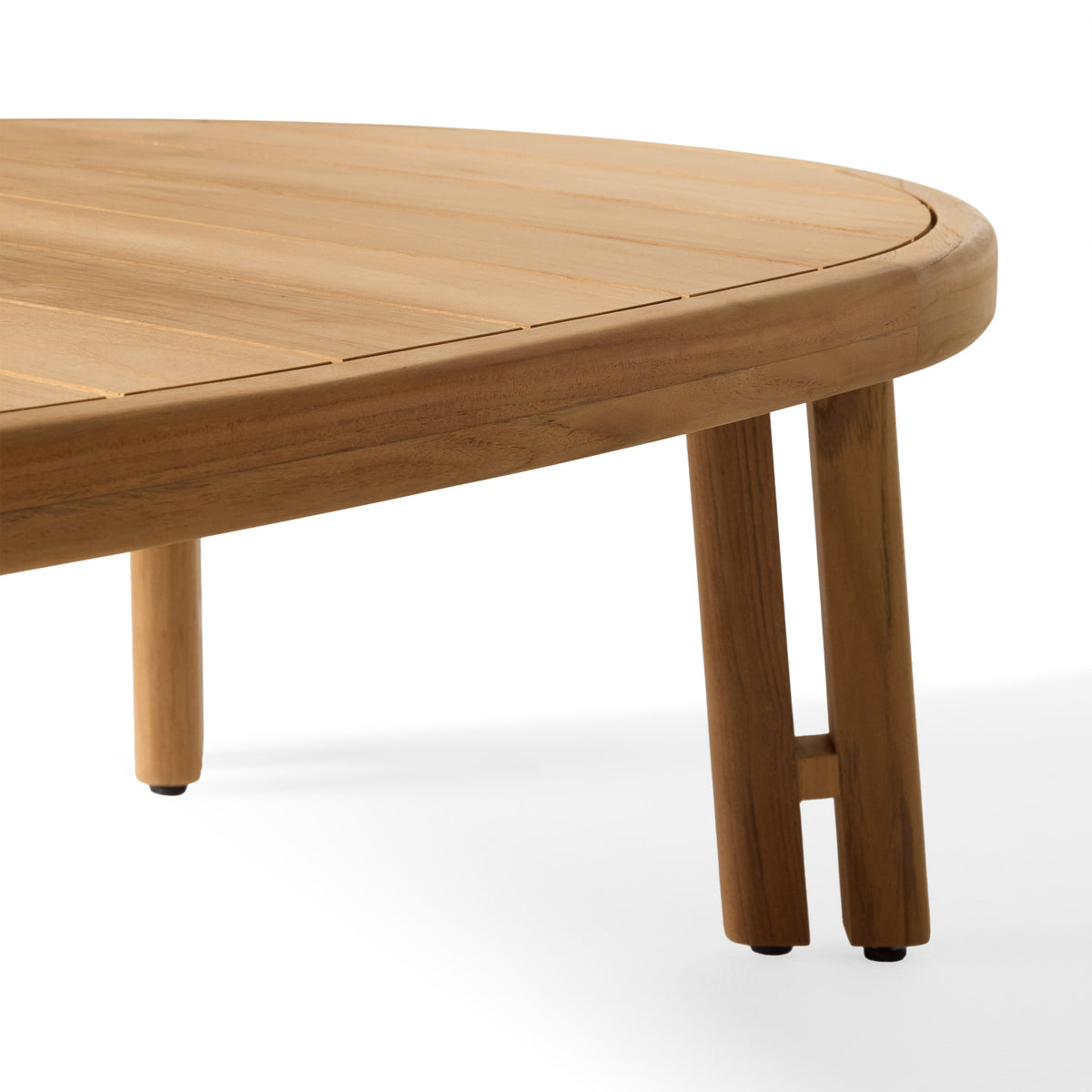 Ojai Teak Coffee Table, detail close up