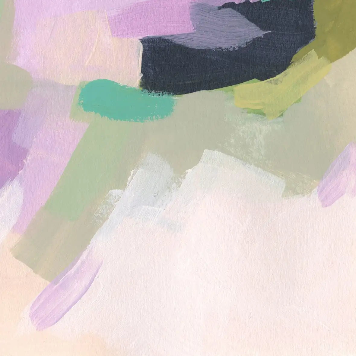 Pastel Brush Abstract III Wall Art