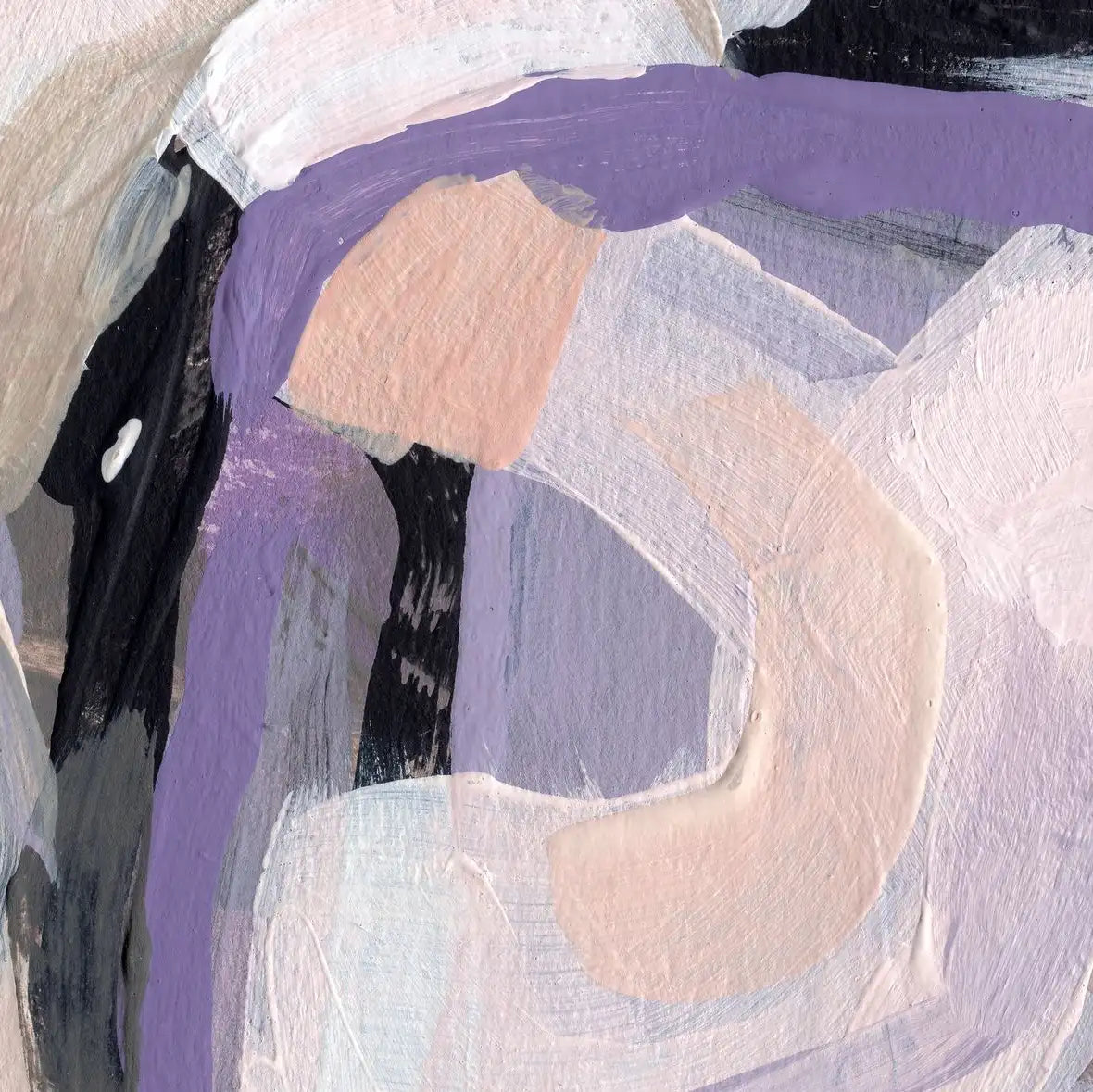 Pastel Brush Abstract IV Wall Art