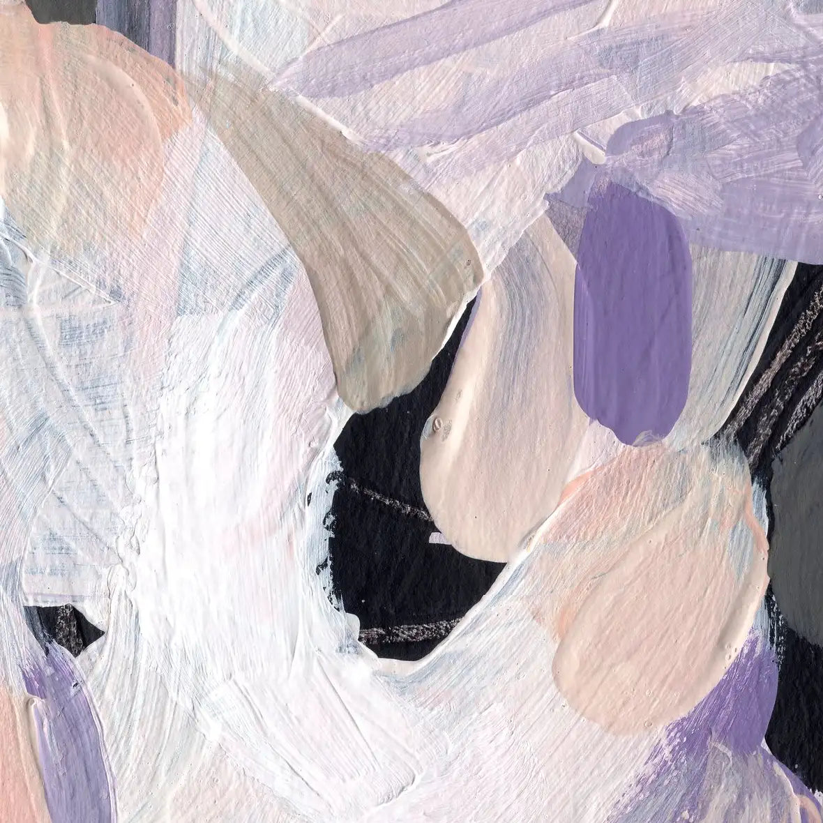 Pastel Brush Abstract IV Wall Art