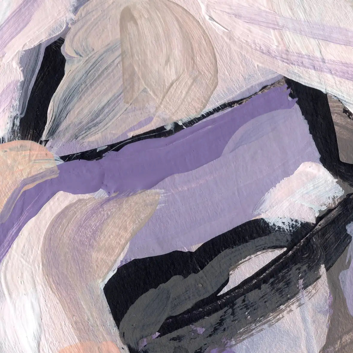 Pastel Brush Abstract V Wall Art