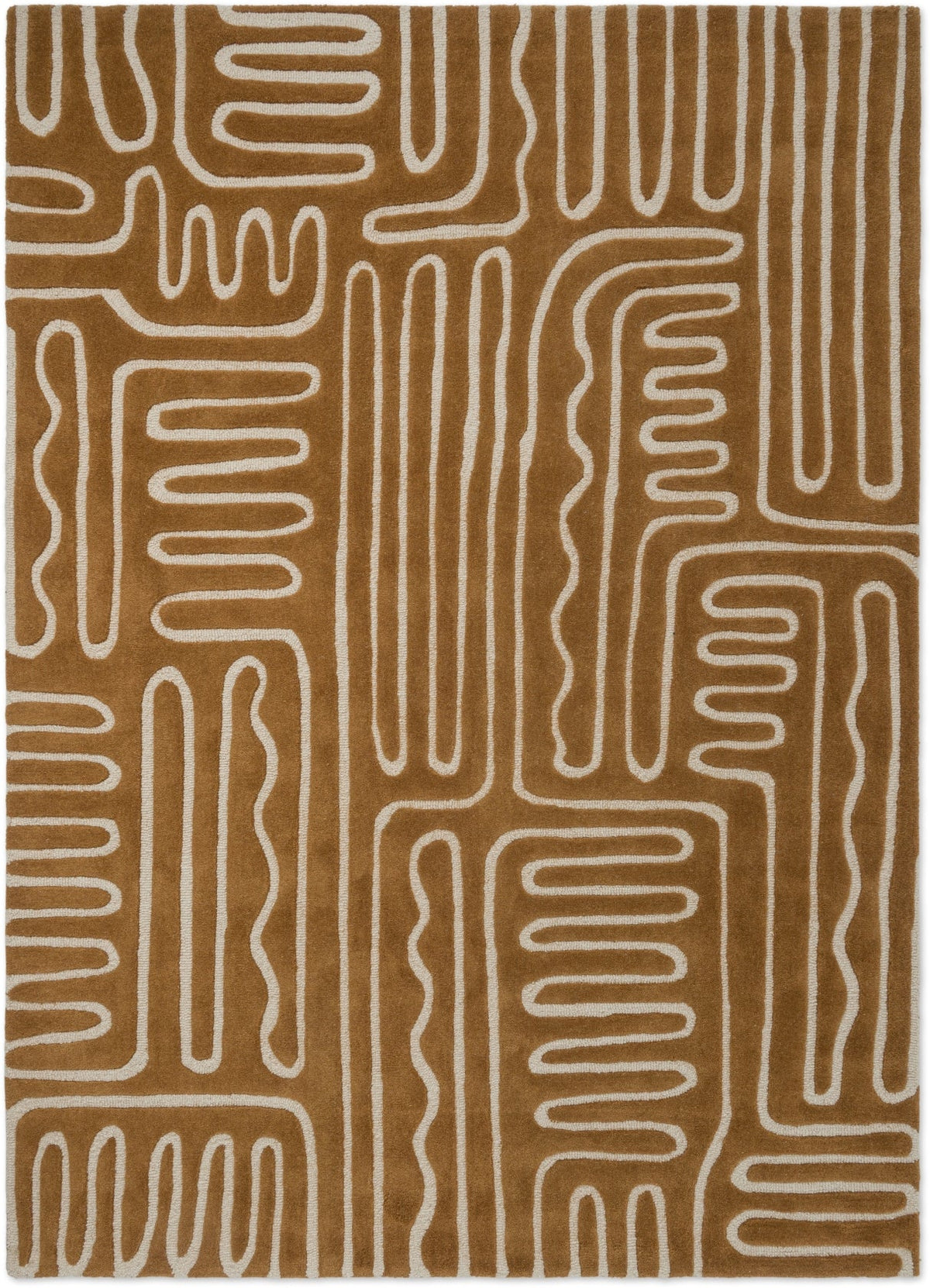 Brink and Campman Hollow Tan Multi Area Rug by Harlequin