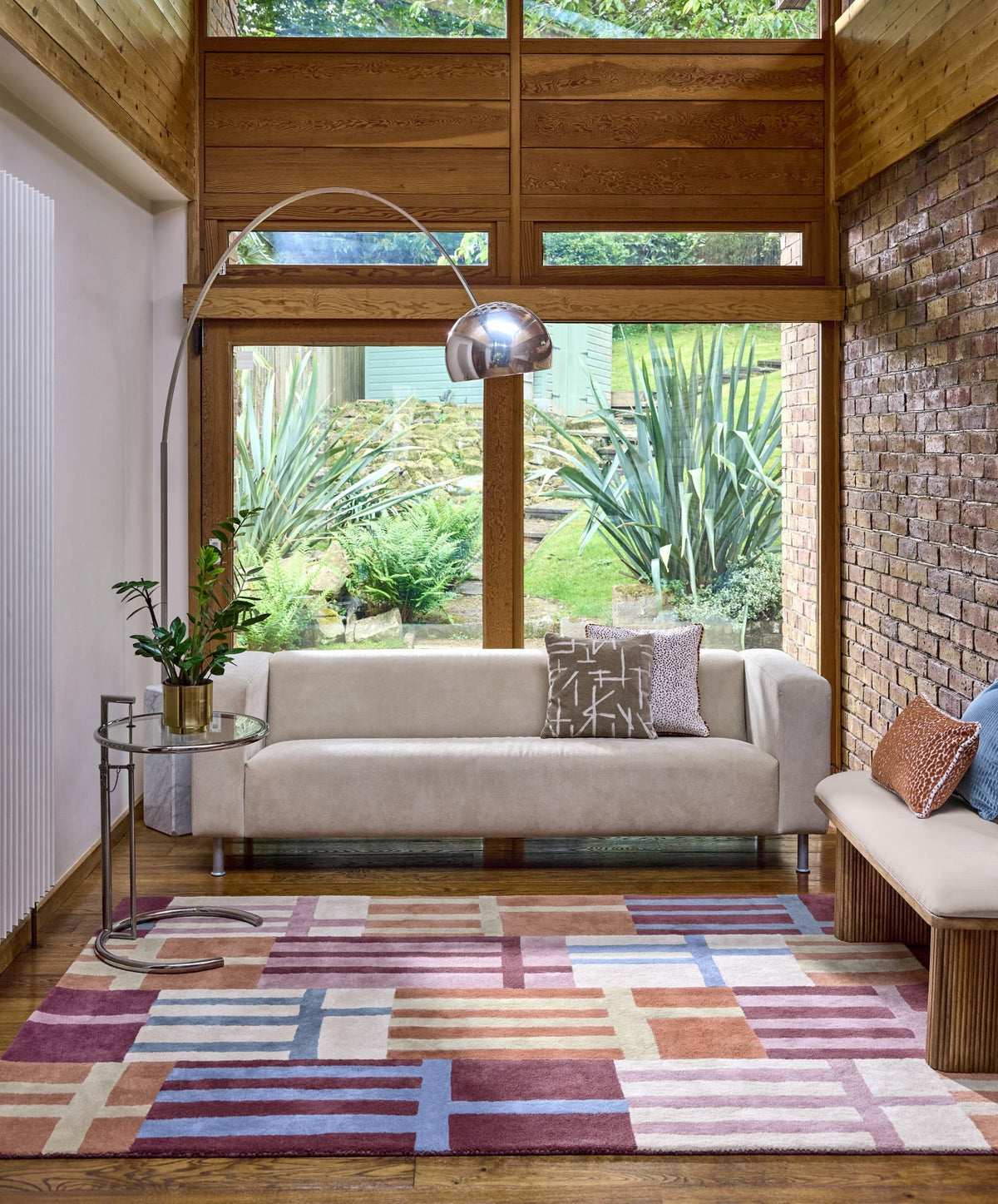 Brink and Campman Monolith Cinnabar/Amber Multi Area Rug by Harlequin