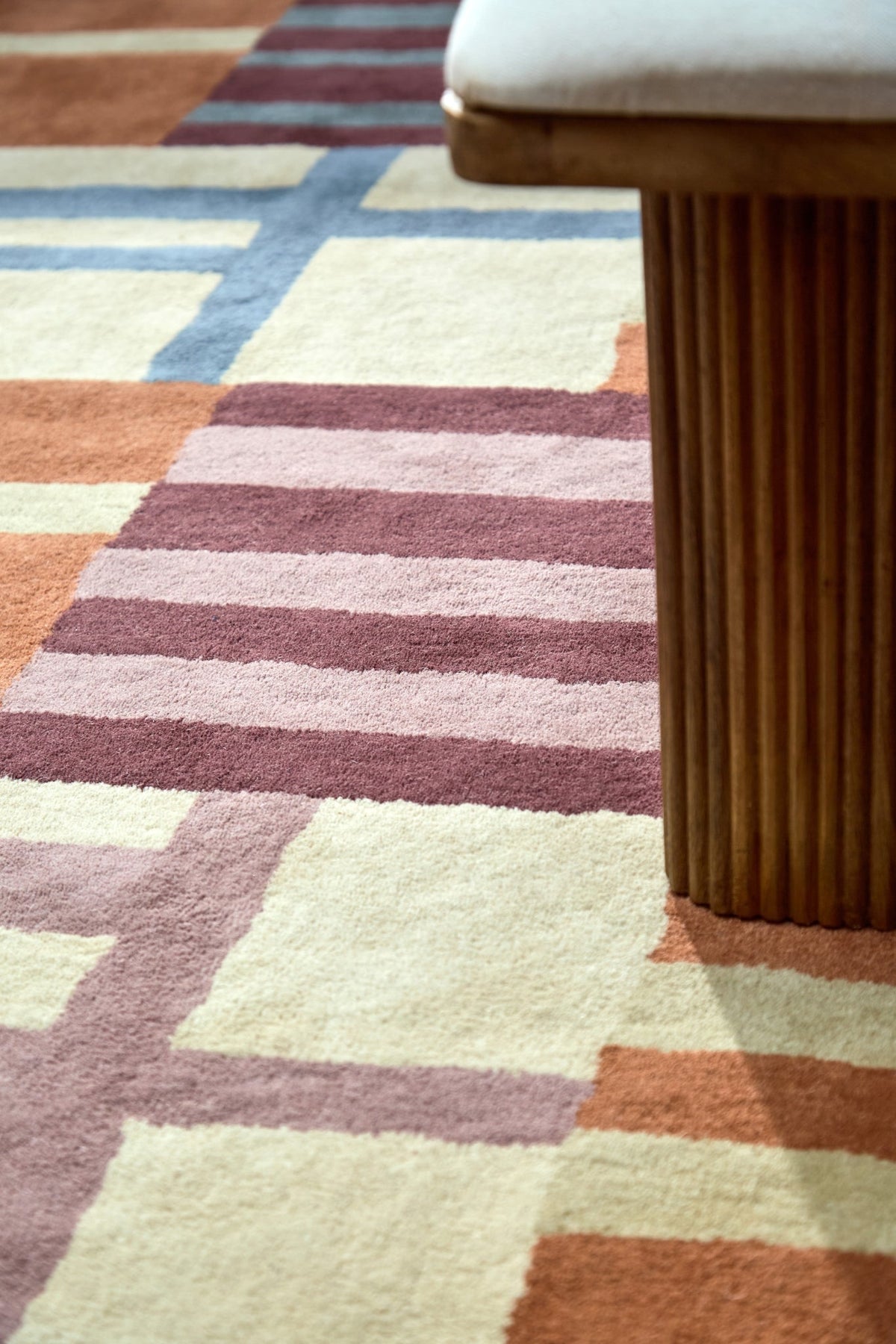 Brink and Campman Monolith Cinnabar/Amber Multi Area Rug by Harlequin