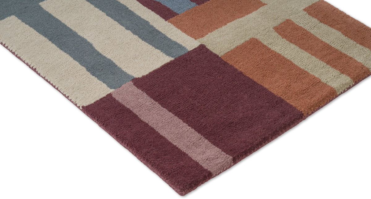 Brink and Campman Monolith Cinnabar/Amber Multi Area Rug by Harlequin
