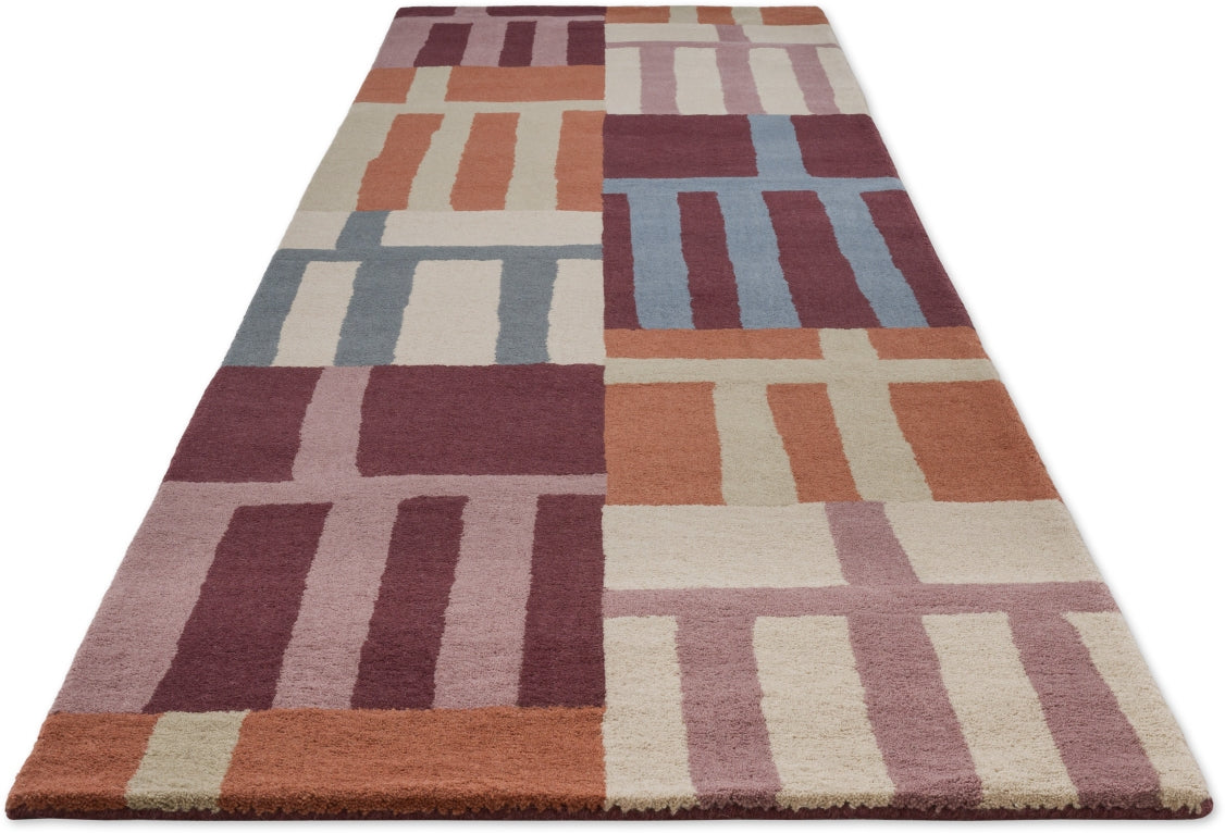Brink and Campman Monolith Cinnabar/Amber Multi Area Rug by Harlequin