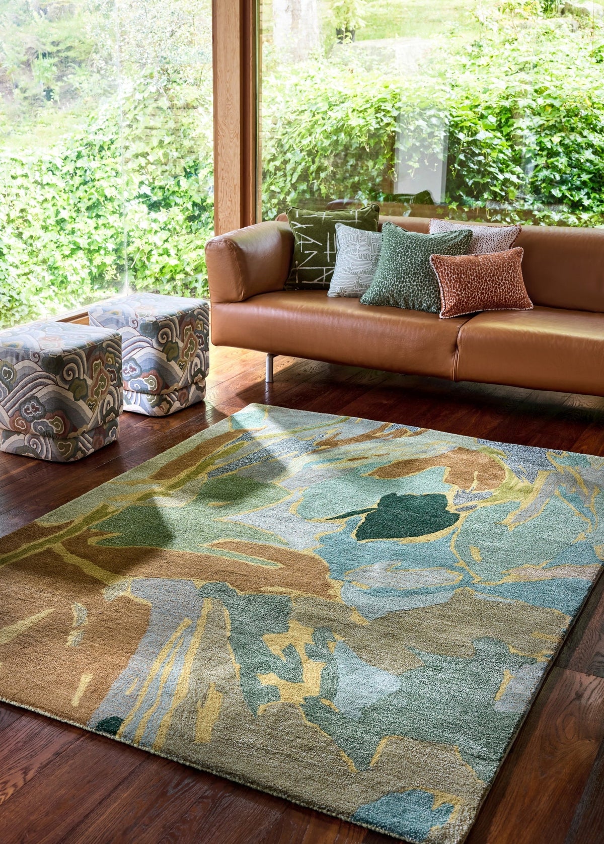 Brink and Campman Saltillo Forest Multi Area Rug by Harlequin