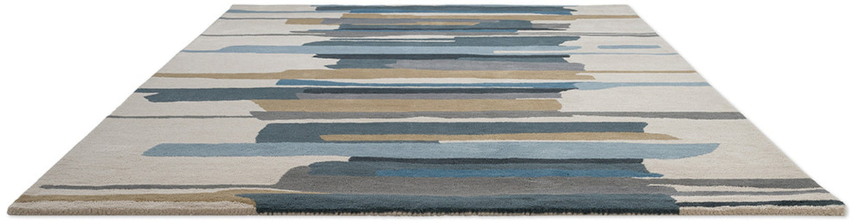 Brink and Campman Zeal Indigo Multi Area Rug by Harlequin