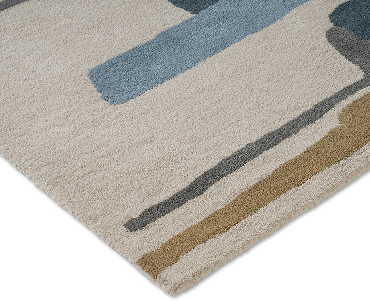 Brink and Campman Zeal Indigo Multi Area Rug by Harlequin