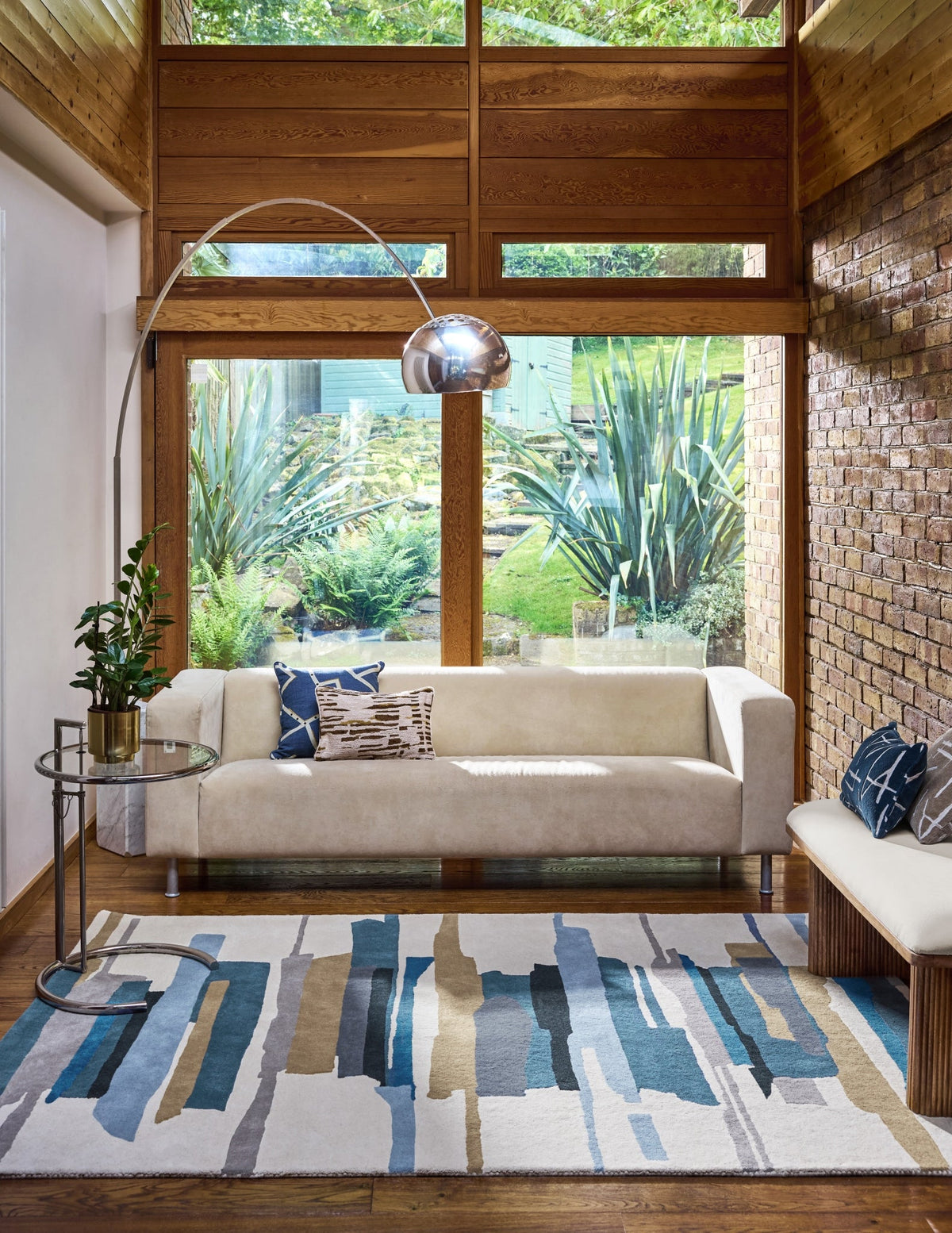 Brink and Campman Zeal Indigo Multi Area Rug by Harlequin