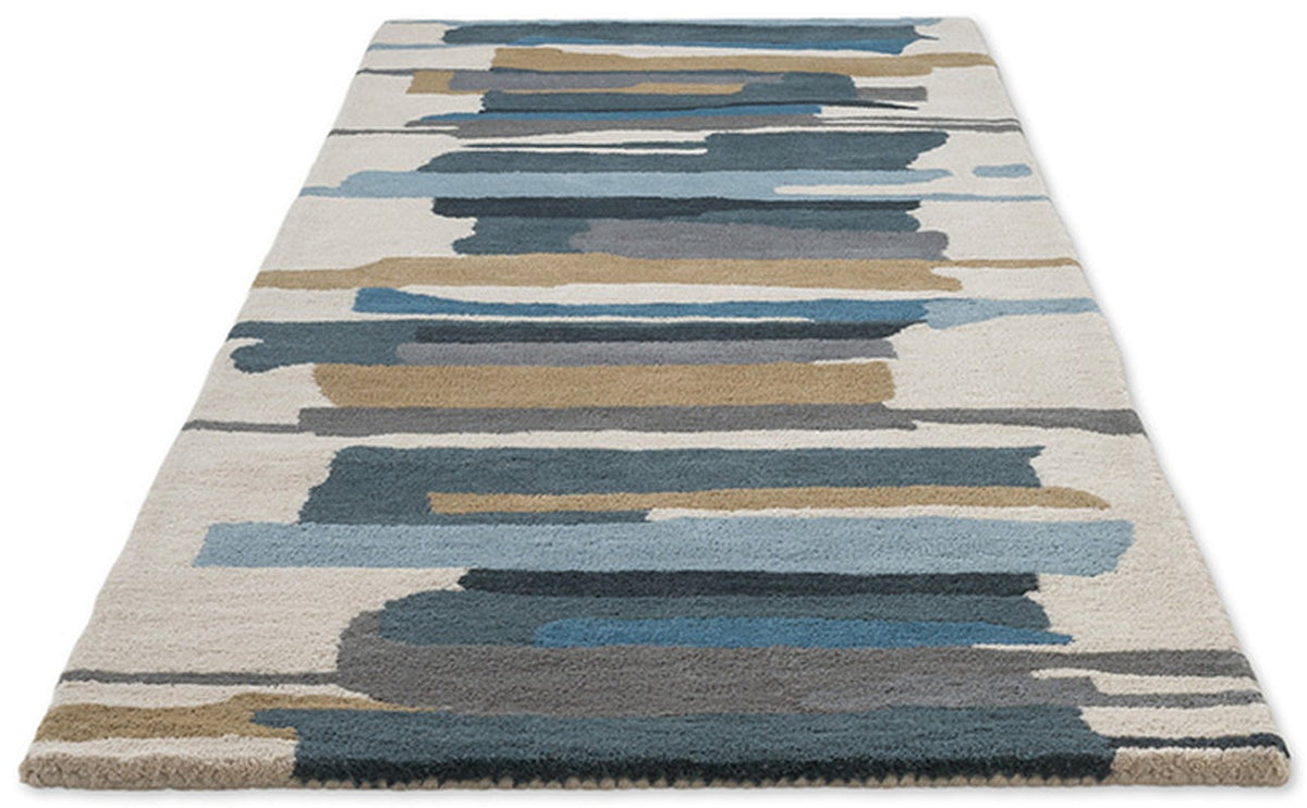 Brink and Campman Zeal Indigo Multi Area Rug by Harlequin