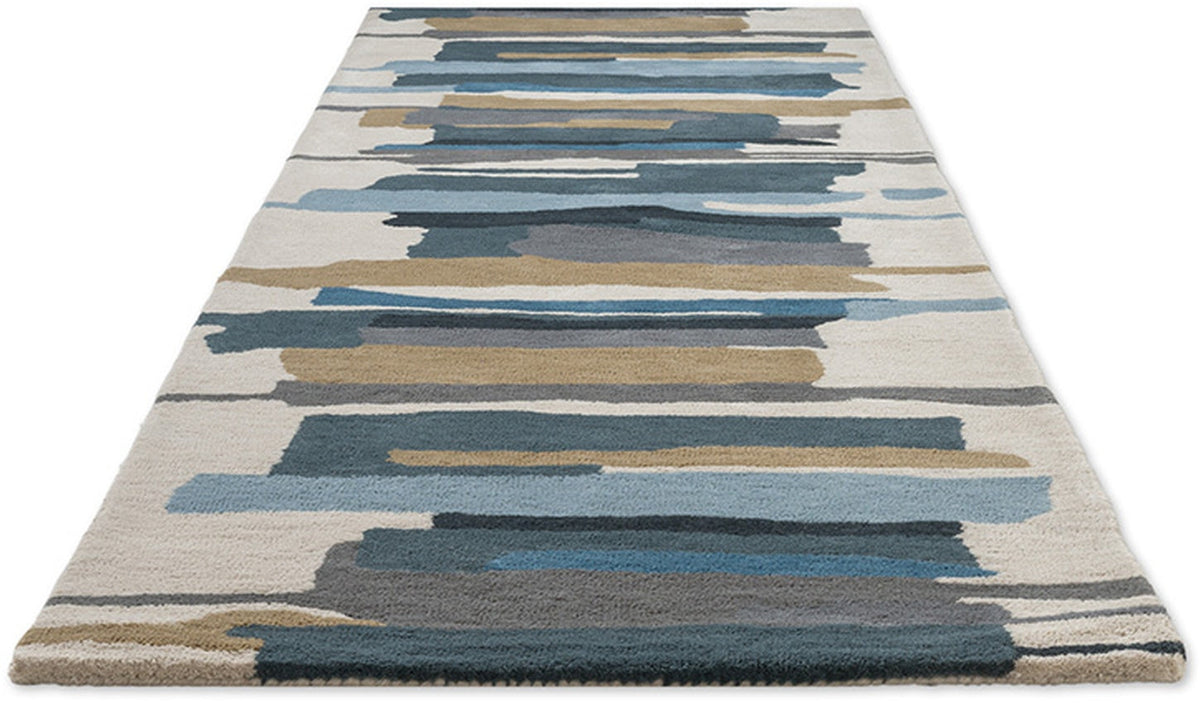 Brink and Campman Zeal Indigo Multi Area Rug by Harlequin