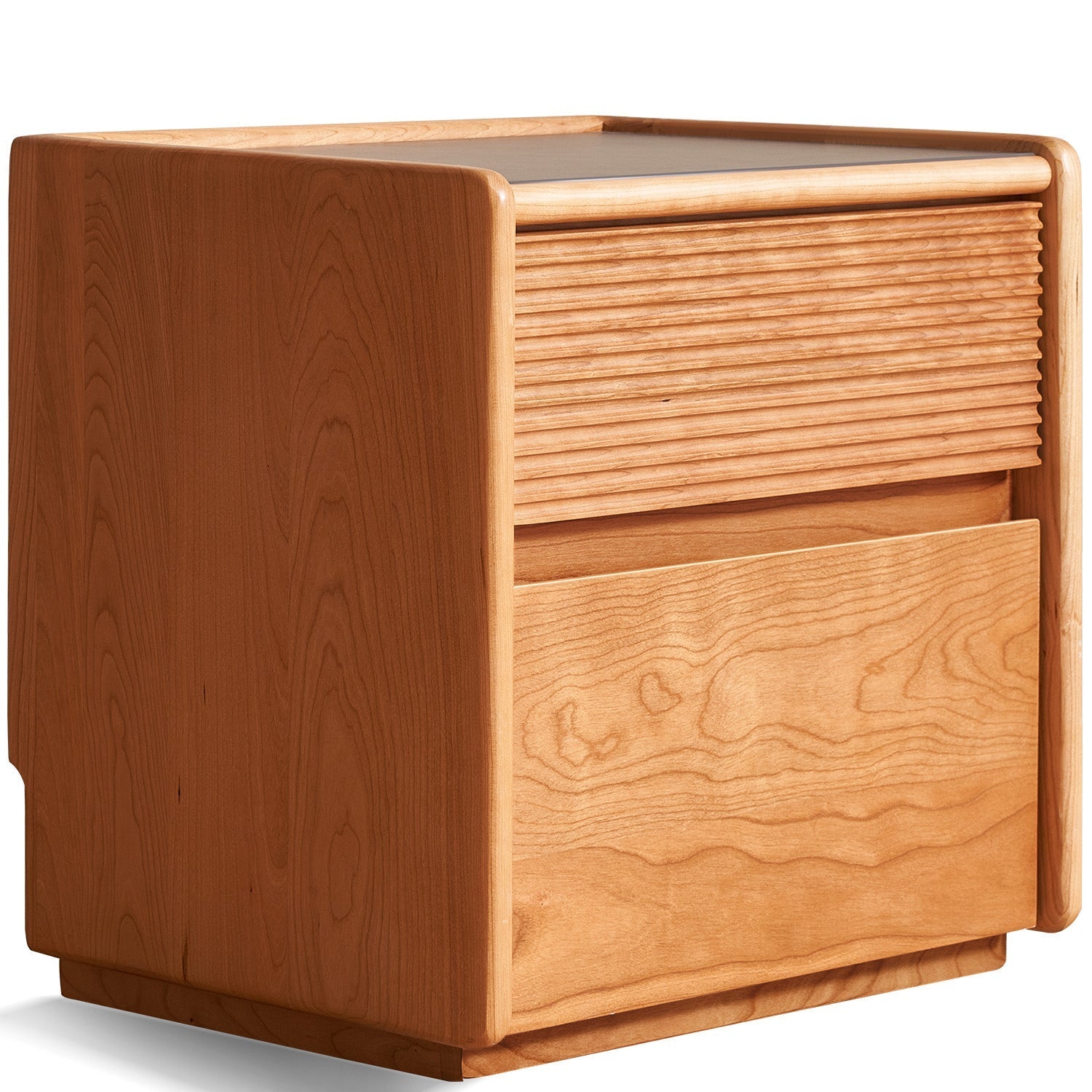 Scandinavian Cherry Wood Side Table AURIA