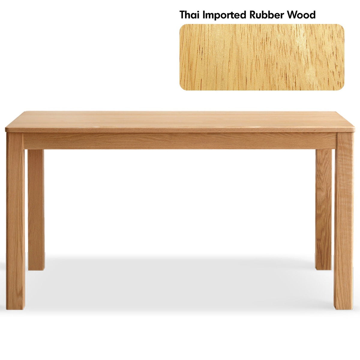 Scandinavian Oak Wood Dining Table ELM