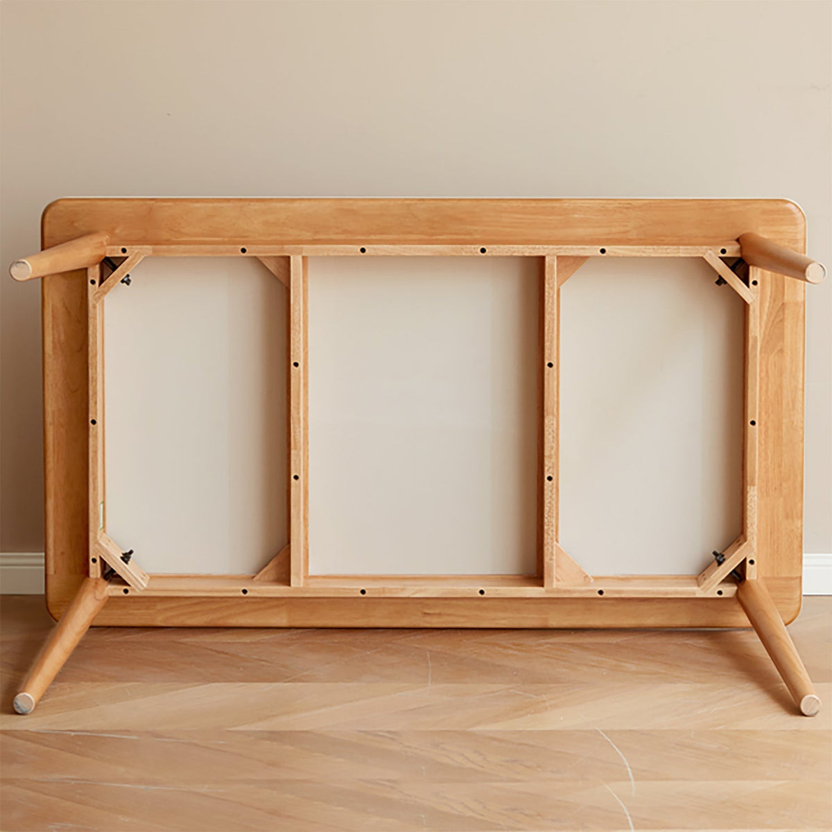 Scandinavian Oak Wood Sintered Stone Dining Table FORME