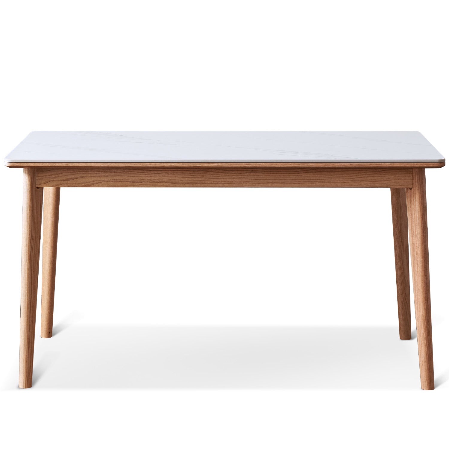 Scandinavian Sintered Stone Oak Wood Dining Table JADEN