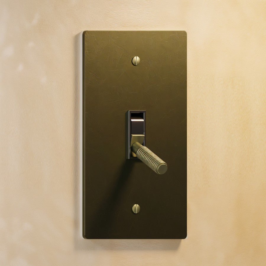 The Architectural Brass 4-Way Toggle Switch (1 to 5 Gang) - Open Box