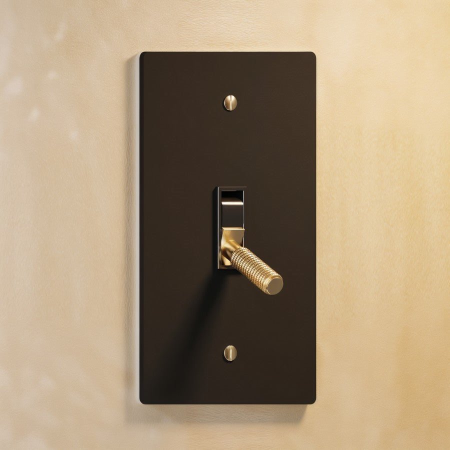 The Architectural Brass 4-Way Toggle Switch (1 to 5 Gang) - Open Box