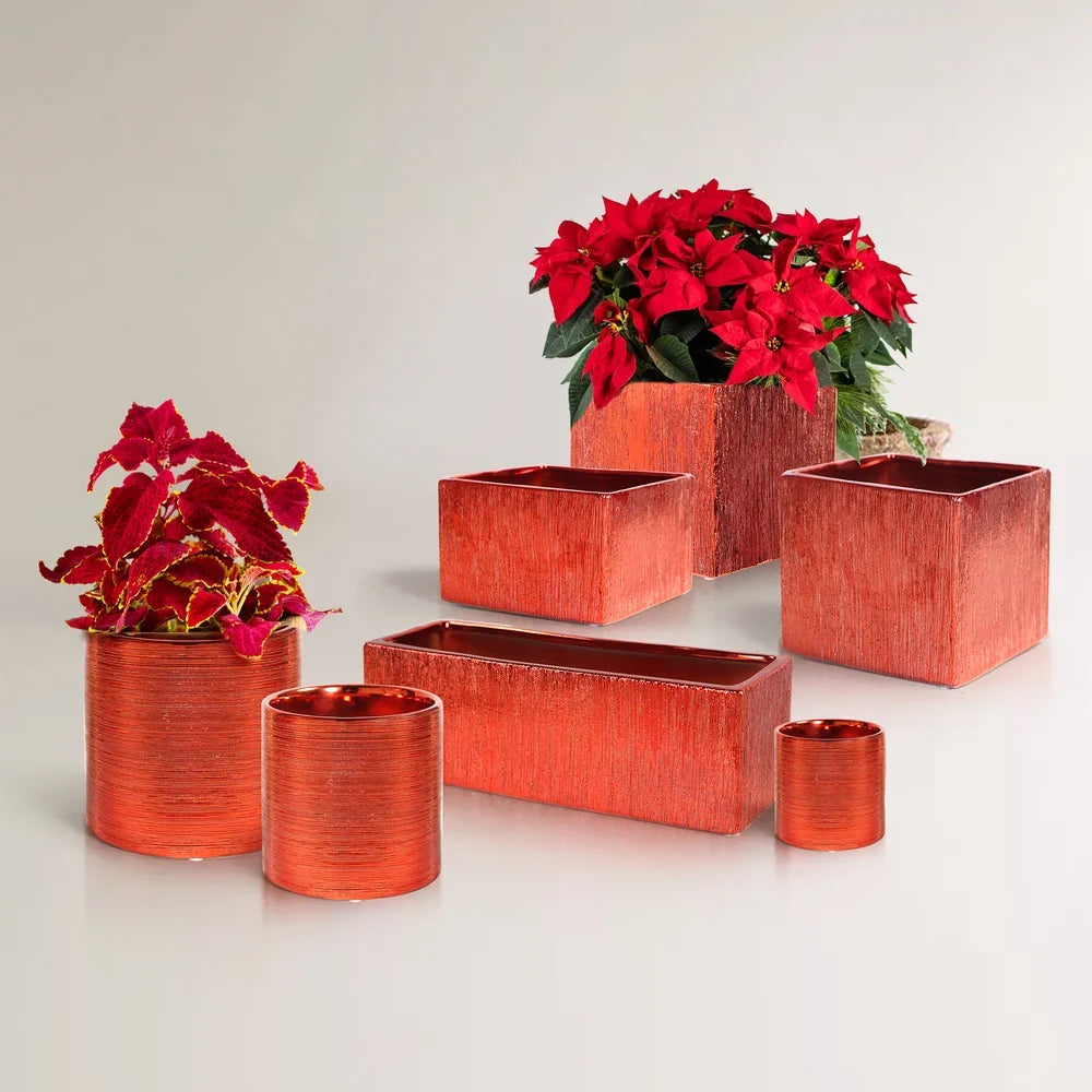 Etched Metallic Red Collection