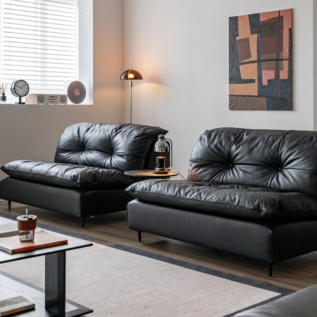 Vintage Genuine Leather 1 Seater Sofa RIGA