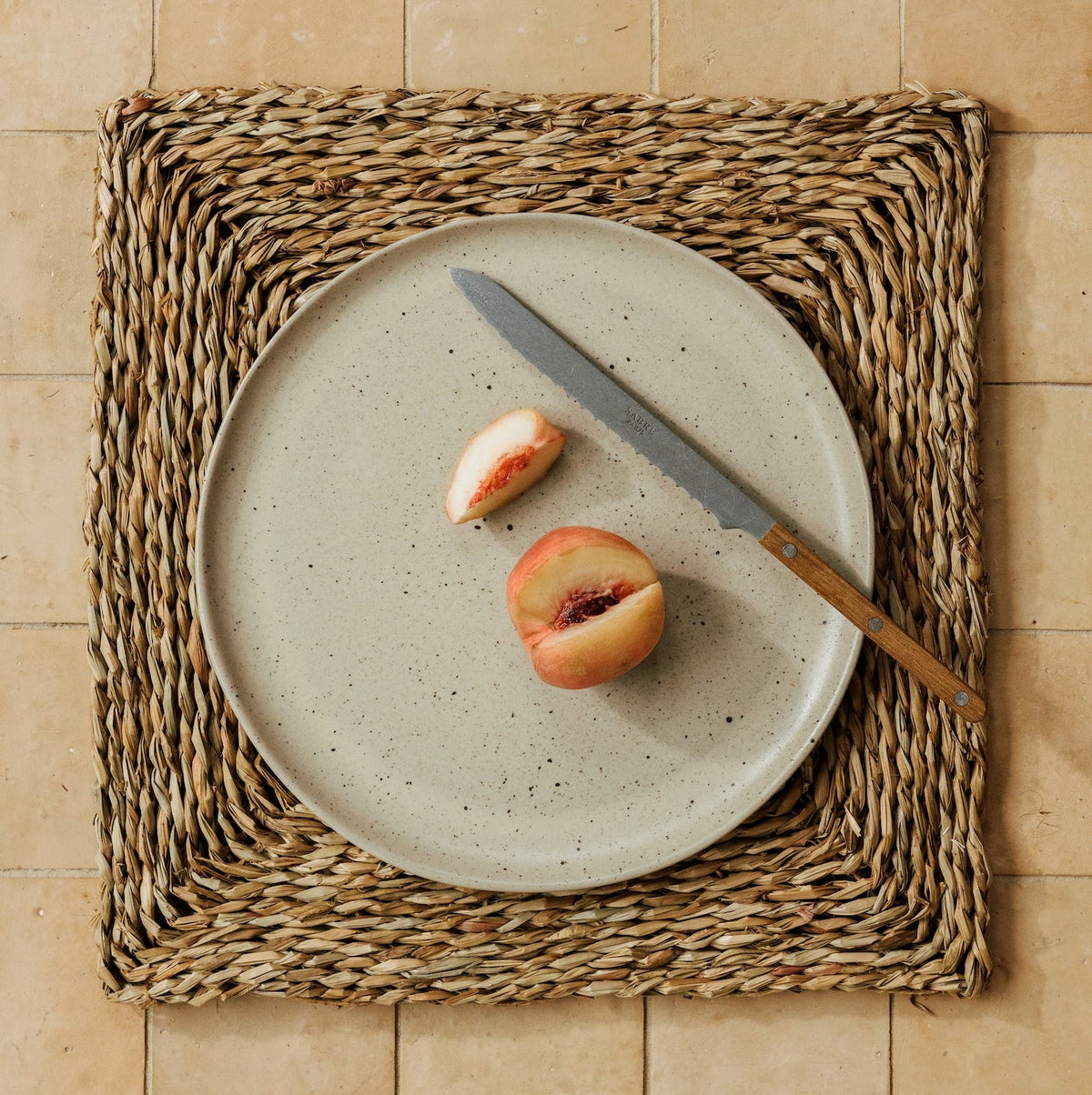 Baja Square Seagrass Placemats, Set of 4